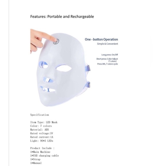 LED Mask: 7 colors - Picture 6 of 11